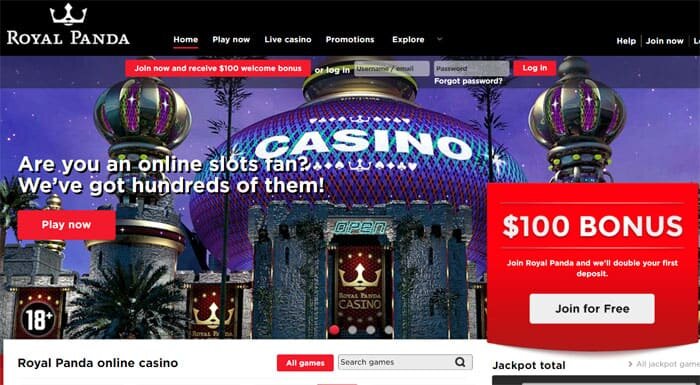 Royal Panda Casino Review