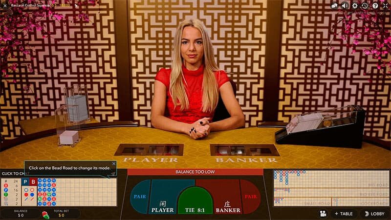 live baccarat