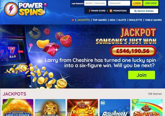 Power Spins Casino Review