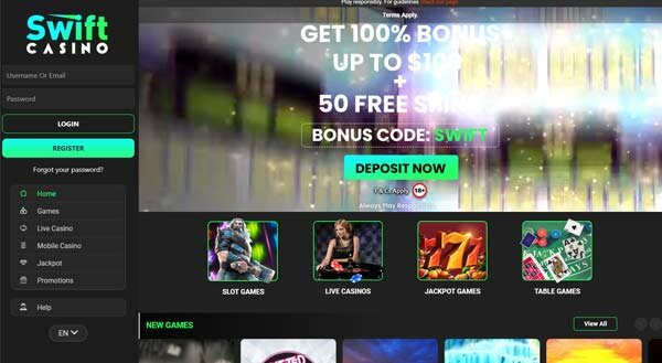 Swift Casino Review