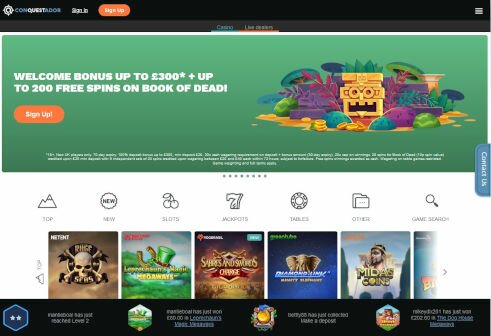 Conquestador Casino Review