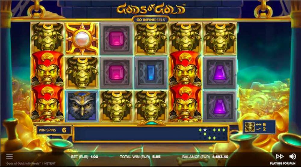 Gods of Gold Infinireels Slot