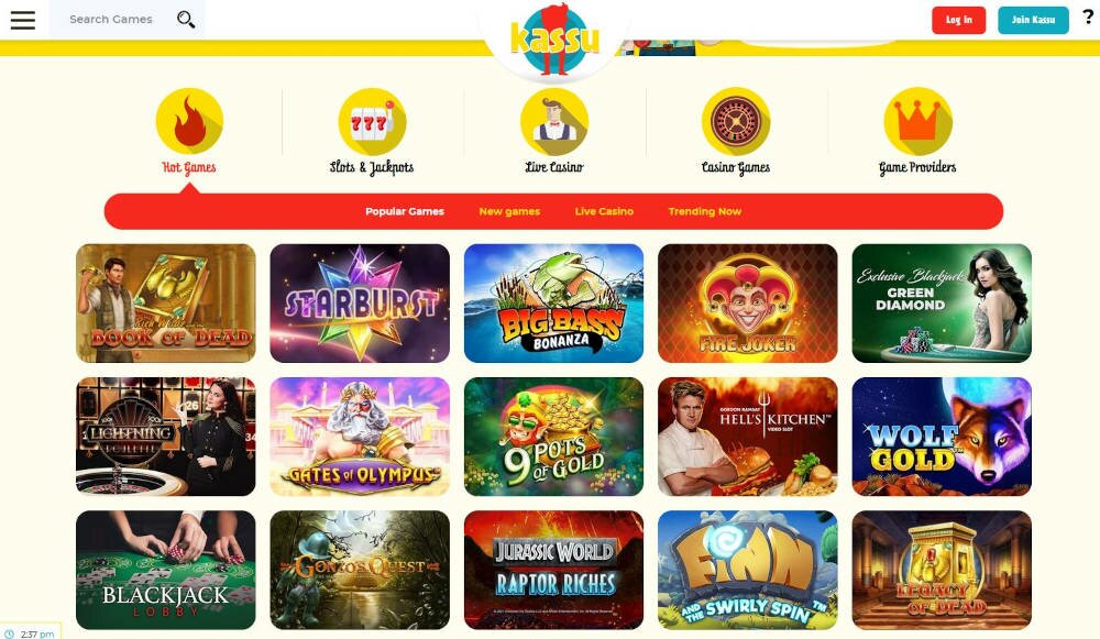 Kassu Casino Games