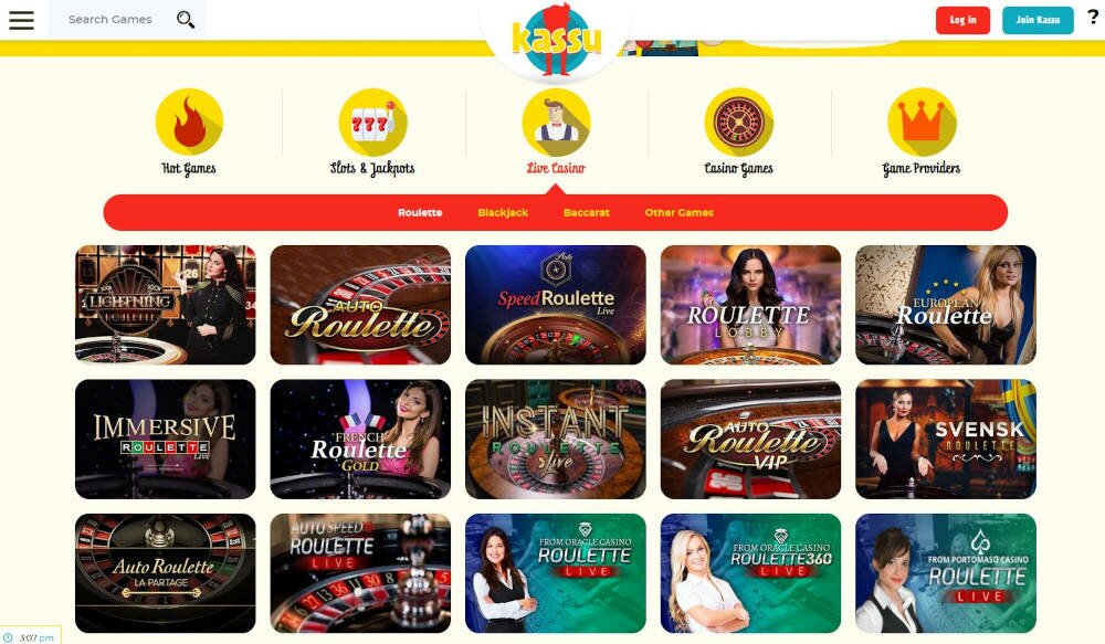 Kassu Live Casino