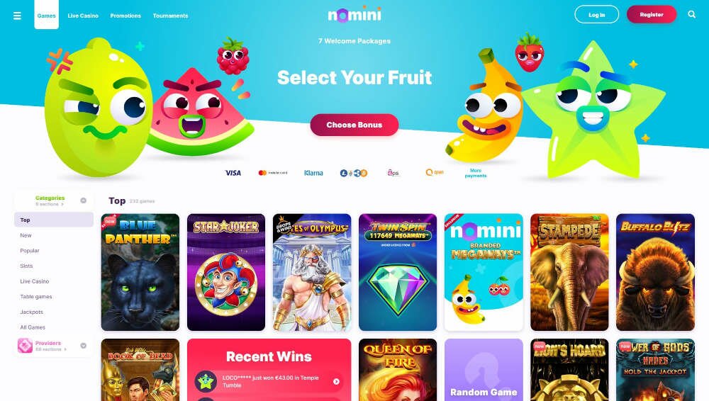 Nomini Casino Games